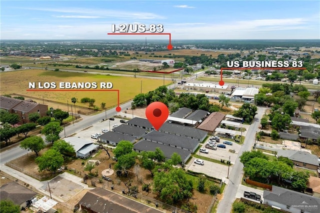 911 N Los Ebanos Rd, Mission, TX 78572 - aerial view of property's location