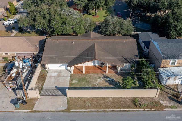 drone / aerial view