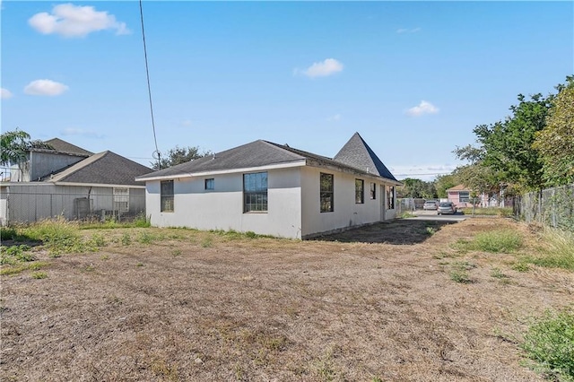 view of rear view of property