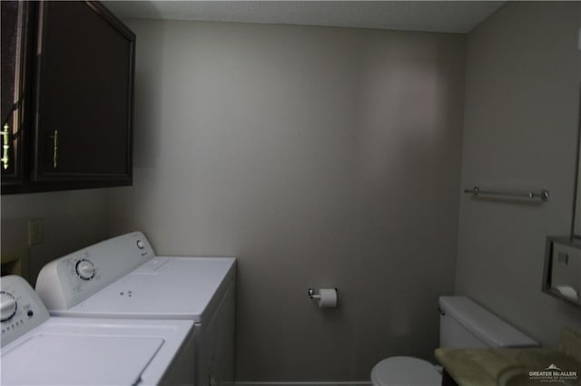 laundry area featuring separate washer and dryer