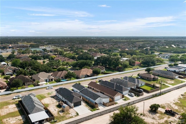 aerial perspective of suburban area