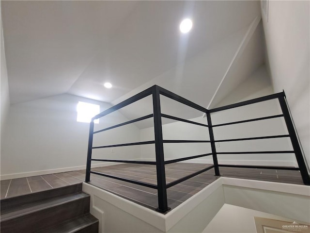 708 E 3rd Ave, Elsa, TX 78543 - staircase with vaulted ceiling
