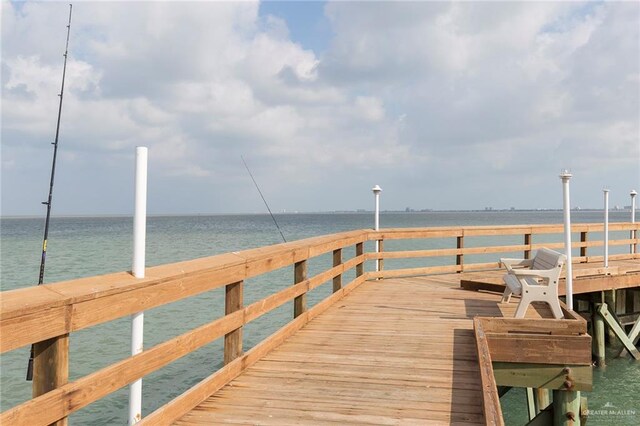 310 E Houston St Unit 1403, Port Isabel, TX 78578 - dock area with a water view