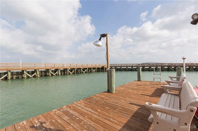 310 E Houston St Unit 1403, Port Isabel, TX 78578 - dock area with a water view