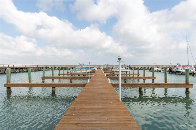 310 E Houston St Unit 1403, Port Isabel, TX 78578 - dock area with a water view