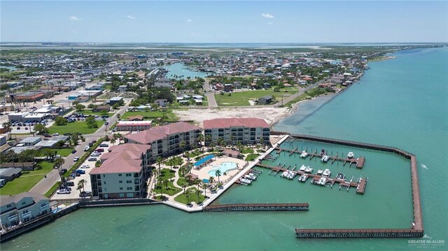 310 E Houston St Unit 1403, Port Isabel, TX 78578 - aerial view of a nearby body of water