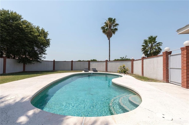 3305 W San Luis Cir, Mission, TX 78573 - view of pool with a fenced backyard and a patio area