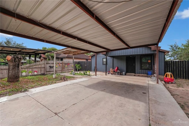 524 E Fannin Ave, Alamo, TX 78516 - view of patio / terrace with a carport