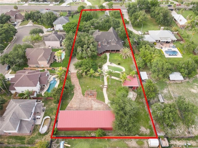 1900 E 2 Mile Line Rd, Mission, TX 78574 - aerial view featuring a residential view