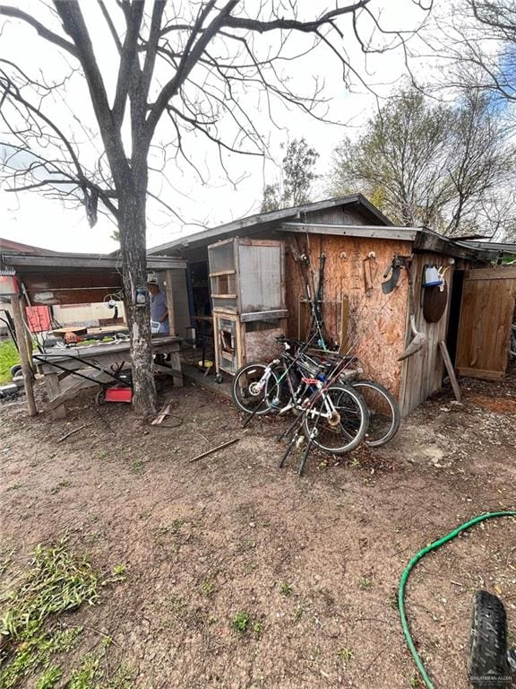 view of back of property