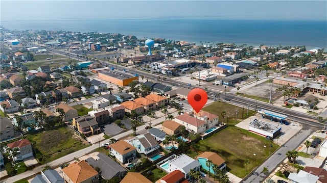 102 E Gardenia St, South Padre Island, TX 78597 - bird's eye view with a water view