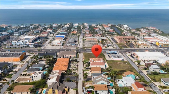 102 E Gardenia St, South Padre Island, TX 78597 - bird's eye view featuring a water view