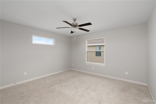 6300 Cascada Bend Rd, Mcallen, TX 78504 - empty room featuring light carpet and ceiling fan