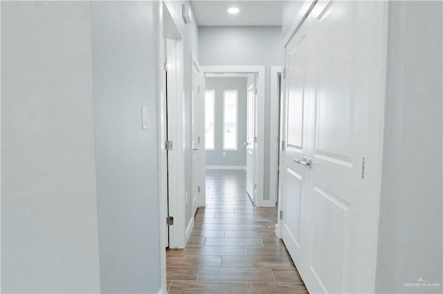 2605 Sage Dr, Weslaco, TX 78596 - hall featuring wood finish floors and baseboards