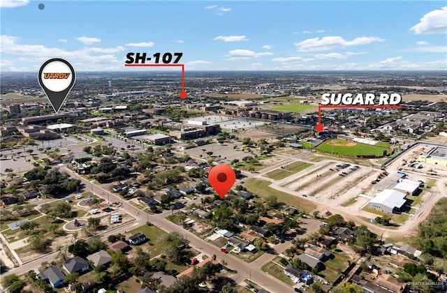 1113 W Chavez St, Edinburg, TX 78541 - aerial view of property and surrounding area