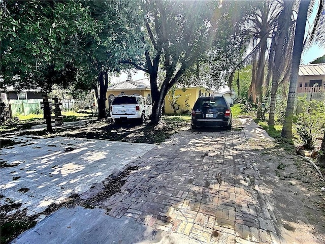 view of road