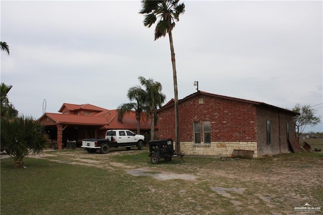 view of side of property