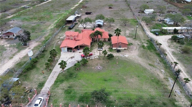 drone / aerial view featuring a rural view