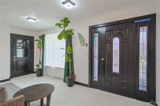 entryway with a healthy amount of sunlight