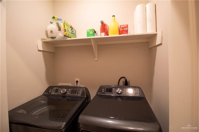 3413 Emory Ave, Mcallen, TX 78504 - laundry room with separate washer and dryer
