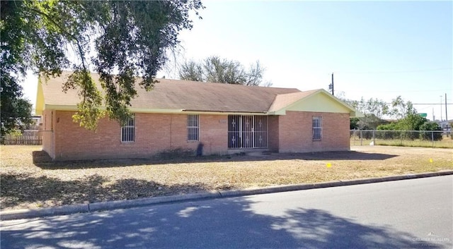 view of ranch-style home