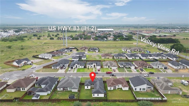 713 Santa Cecilia St, Donna, TX 78537 - drone / aerial view with a residential view