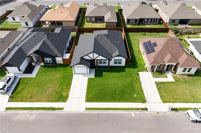 birds eye view of property featuring a residential view