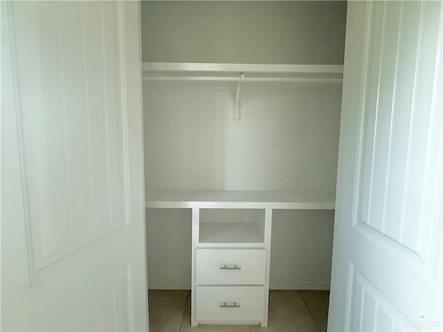 view of closet