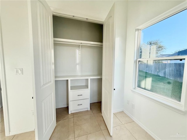 view of closet