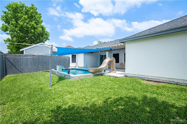 back of property featuring stucco siding