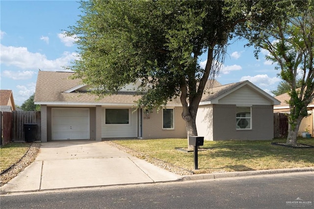 2120 Grambling Ave, Mcallen, TX 78504 - ranch-style house featuring driveway, an attached garage, and brick siding