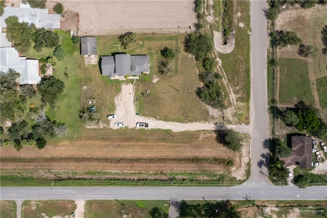 bird's eye view featuring a rural view