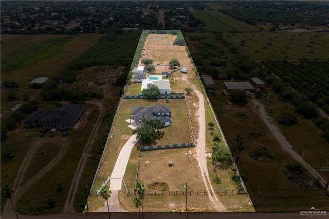 10766 N Minnesota Rd, Mission, TX 78574 - aerial overview of property's location featuring rural landscape