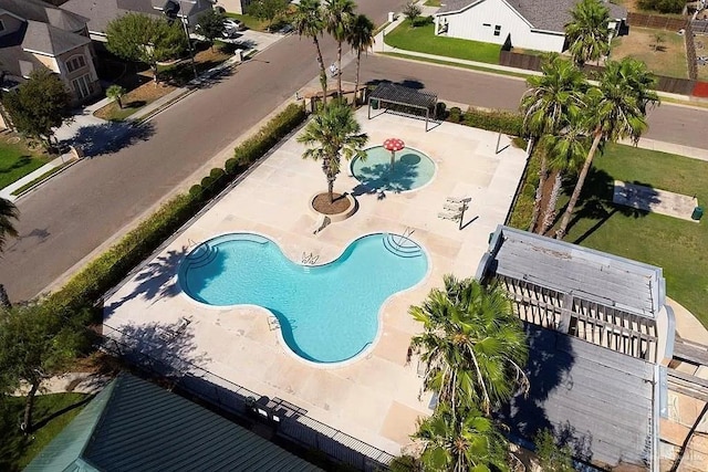 drone / aerial view