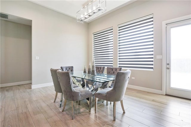 2509 Viola St, Mission, TX 78574 - dining area featuring wood finished floors and baseboards