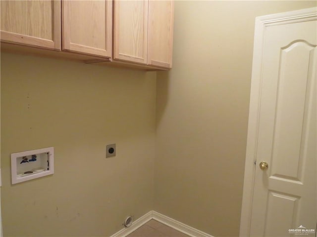2603 Norma Dr, Mission, TX 78574 - laundry room featuring hookup for a washing machine, hookup for an electric dryer, and cabinet space
