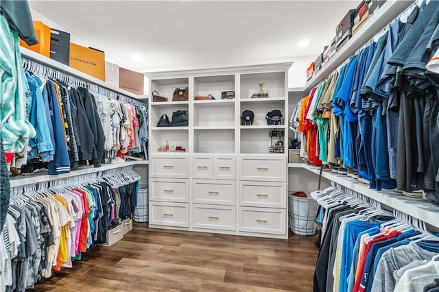 1801 E 28th St, Mission, TX 78574 - spacious closet with wood finished floors