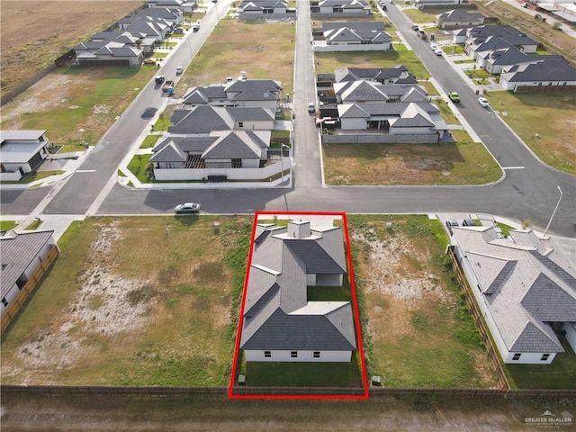 4712 S Waterford Ave, Edinburg, TX 78539 - aerial view of residential area featuring property boundaries highlighted