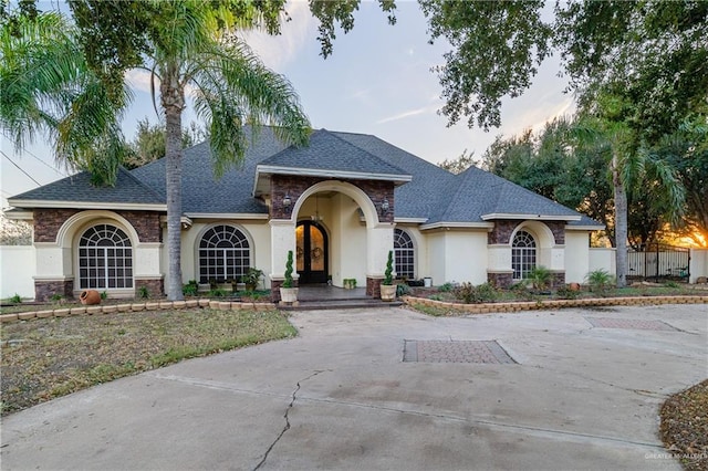 view of front of home