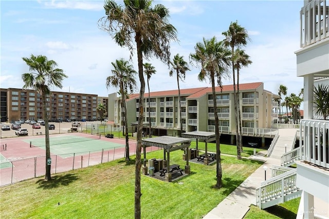 200 Padre Blvd Unit 2308, South Padre Island, TX 78597 - view of home's community with a tennis court