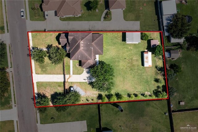 622 Comedy Ln, Edinburg, TX 78542 - view of property location with property parcel outlined