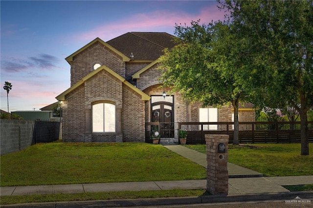 622 Comedy Ln, Edinburg, TX 78542 - french country inspired facade featuring brick siding
