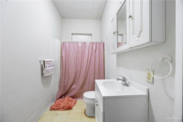 31375 N US Highway 281, Edinburg, TX 78542 - full bathroom with vanity, tile patterned floors, and a shower with shower curtain