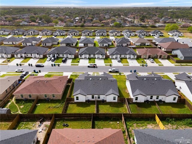 323 Uva Ln, Brownsville, TX 78521 - birds eye view of property featuring a residential view