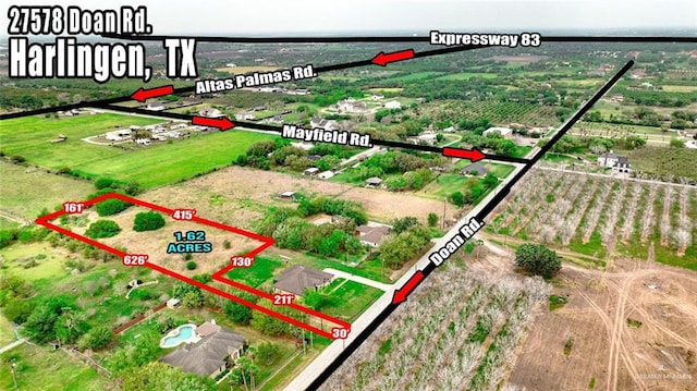 27578 S Doan Rd, Harlingen TX, 78552 land for sale