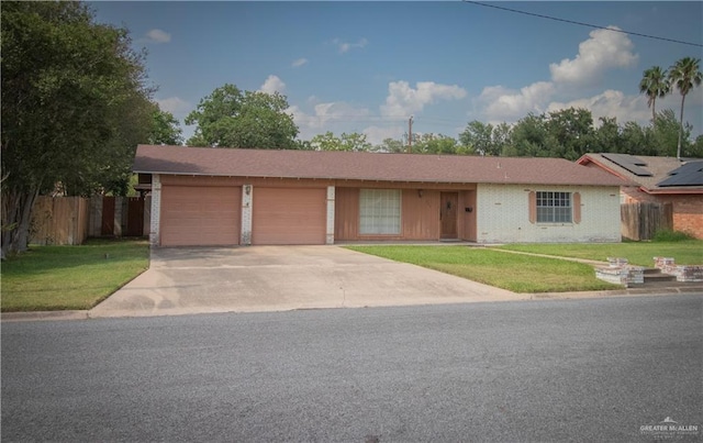 300 W Westway Ave, Mcallen, TX 78501 - ranch-style home featuring a garage, brick siding, and concrete driveway