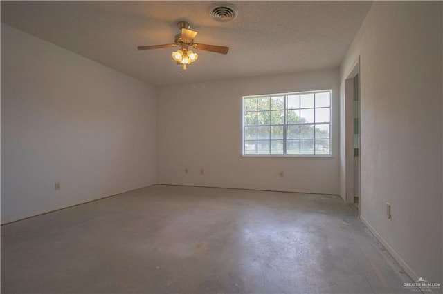 300 W Westway Ave, Mcallen, TX 78501 - empty room with concrete flooring and ceiling fan