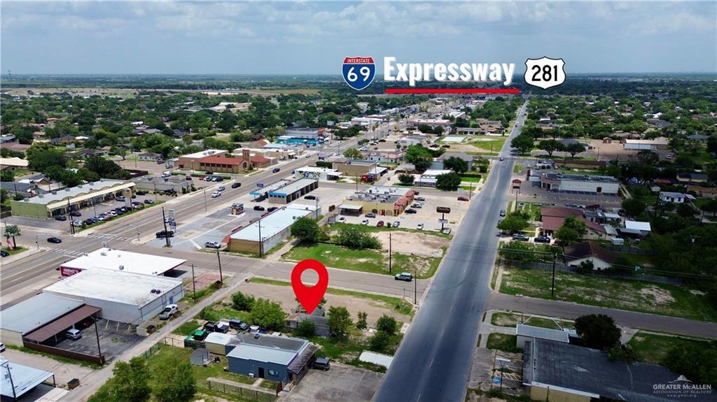 521 E Cano St, Edinburg, TX 78539 - bird's eye view