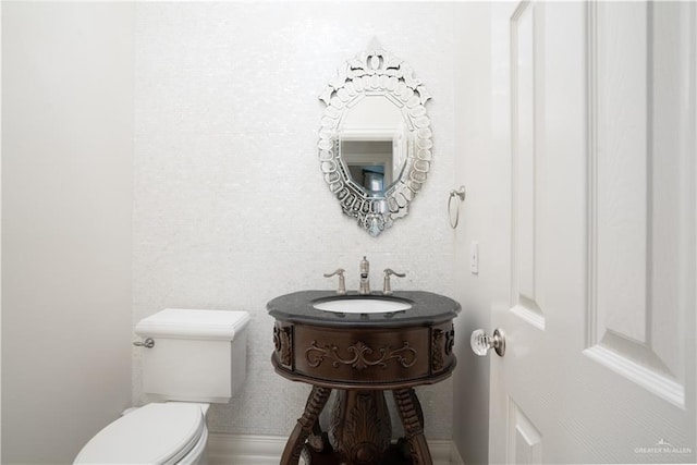 2405 San Alejandro St, Mission, TX 78572 - half bathroom featuring toilet