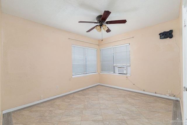 1106 17th St, Mcallen, TX 78501 - empty room featuring cooling unit and a ceiling fan